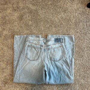 Abercrombie & Fitch Women's Light Blue Flare Jeans